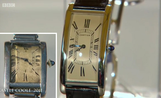 value of vintage cartier watch
