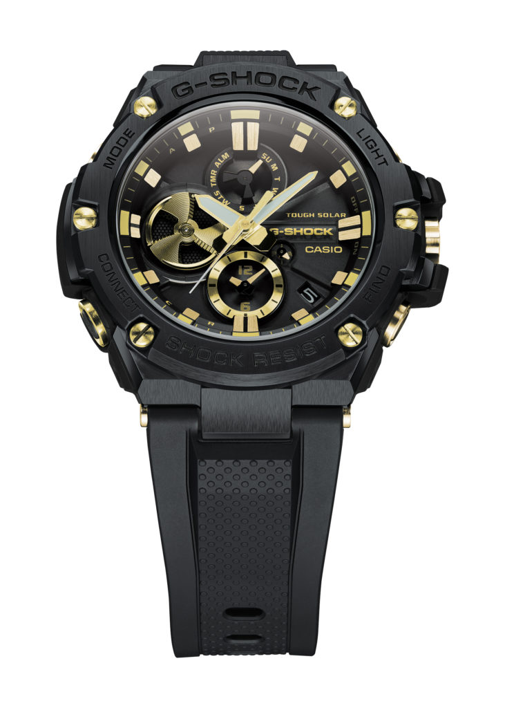 GSTB100GB1A9, Black and Gold G-STEEL Watch