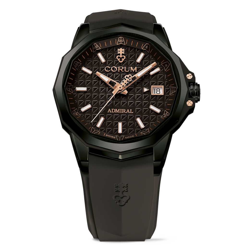 Corum Admiral's Cup Legend 18k Rose Gold Steel Brown Dial Watch A984/03598  For Sale at 1stDibs