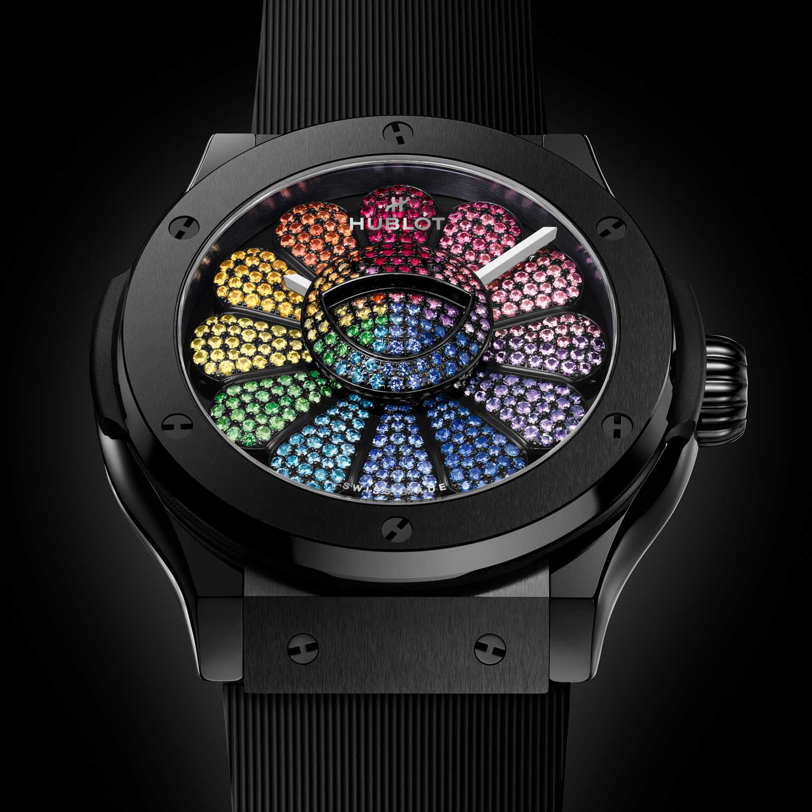 Takashi Murakami and Hublot's Newest Watch Features Jeweled Petals -  Article on Thursd