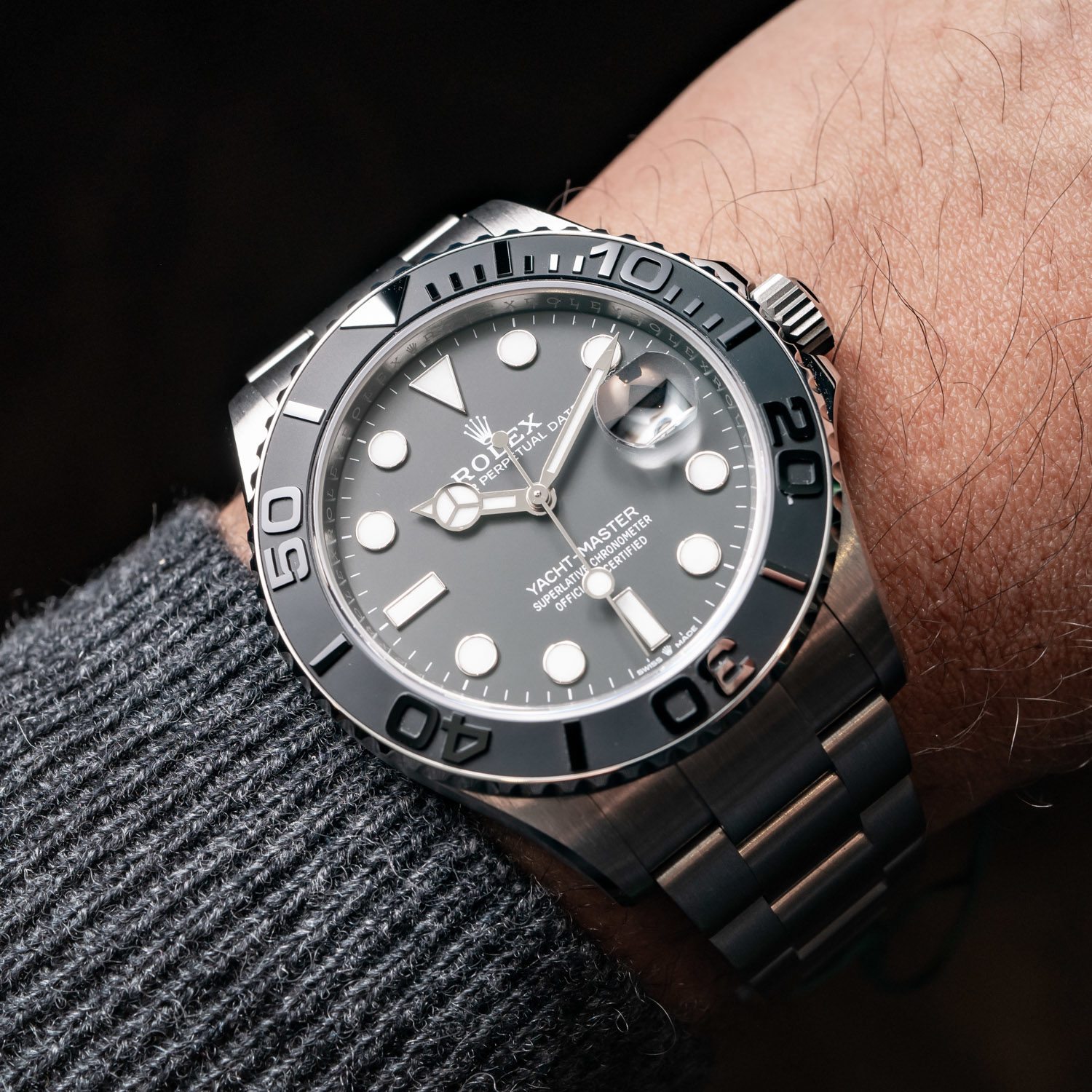 Hands-On Debut: Rolex Yacht-Master 42 in Titanium RLX | WatchTime - USA ...